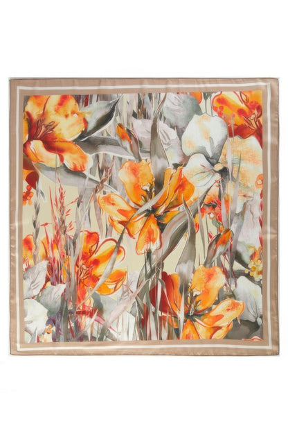 Watercolor Tulip Meadow Print Bandana
