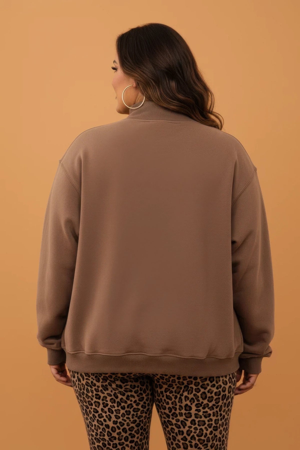 Plus Size Wwjd/amen Reversible Exposed Seam Sweatshirt