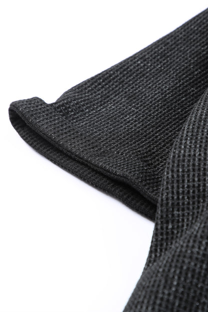 T-shirt à revers haut-bas 