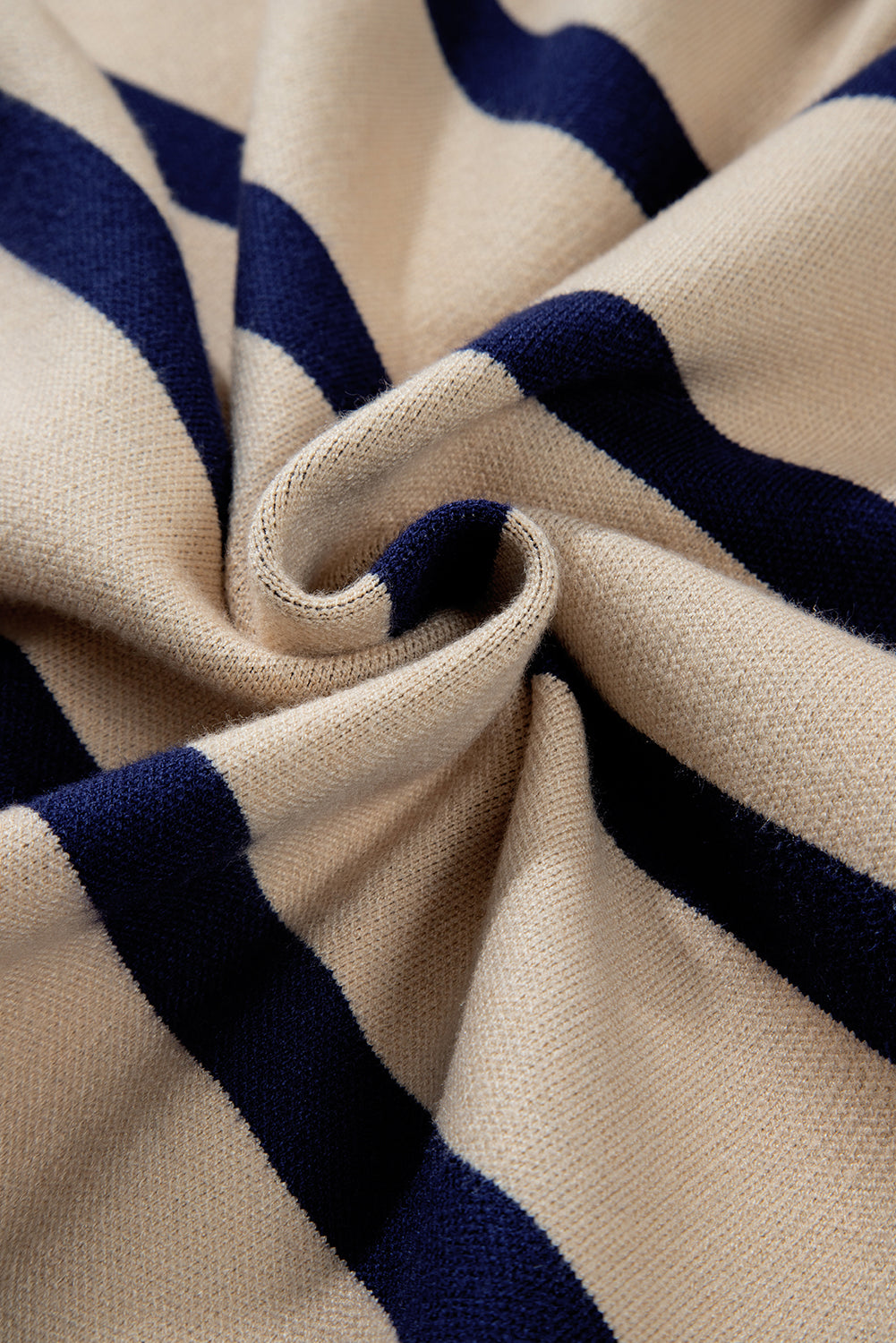 Cardigan ample boutonné à épaules tombantes et colorblock blanc