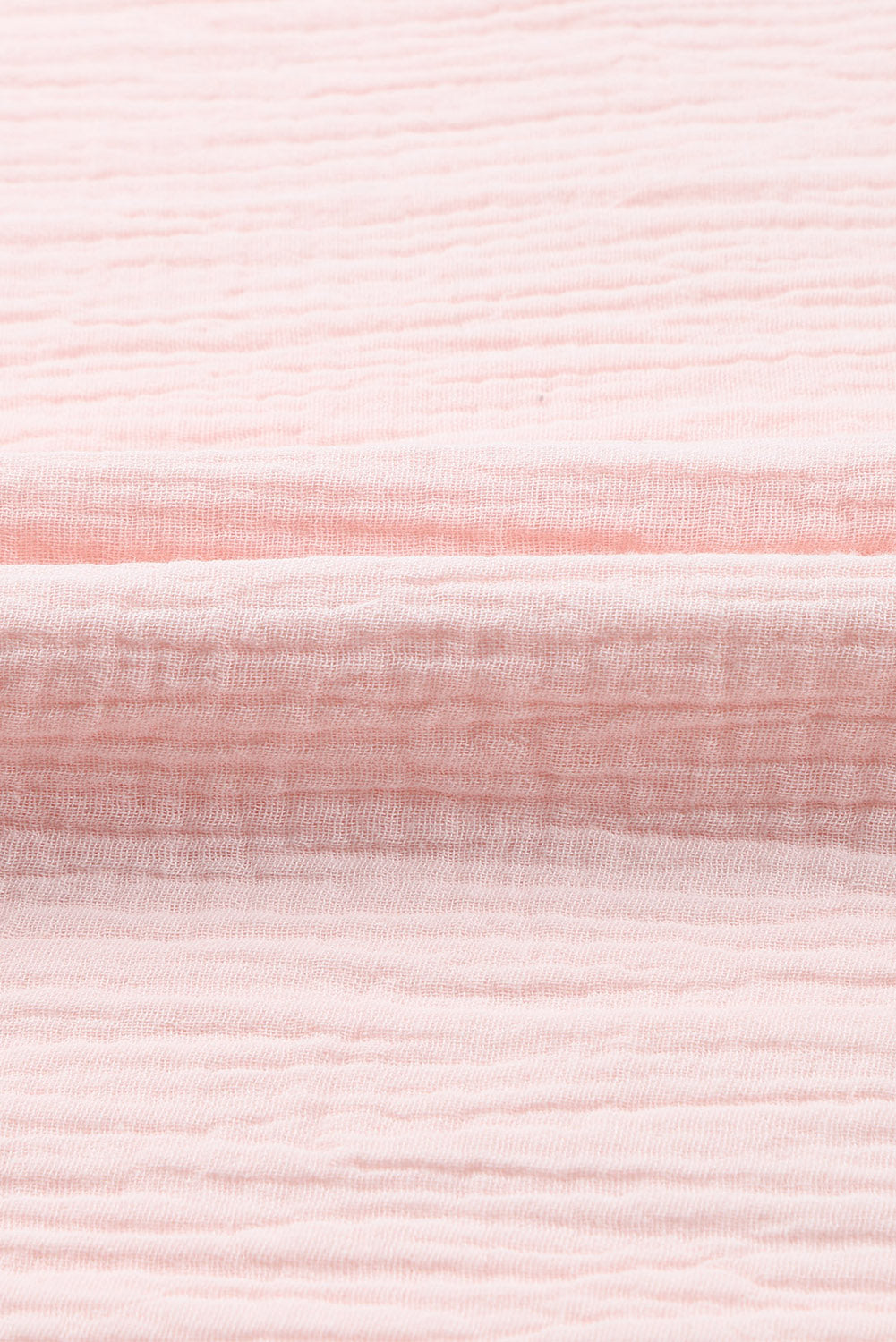 Chemisier texturé à volants et manches courtes