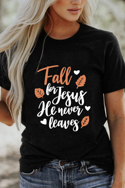T-shirt décontracté à imprimé animal « Its Fall Yall »