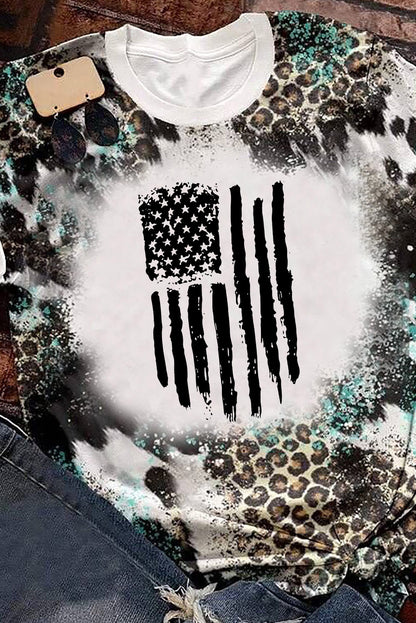 Ropa en blanco- Camiseta blanqueada de moda occidental