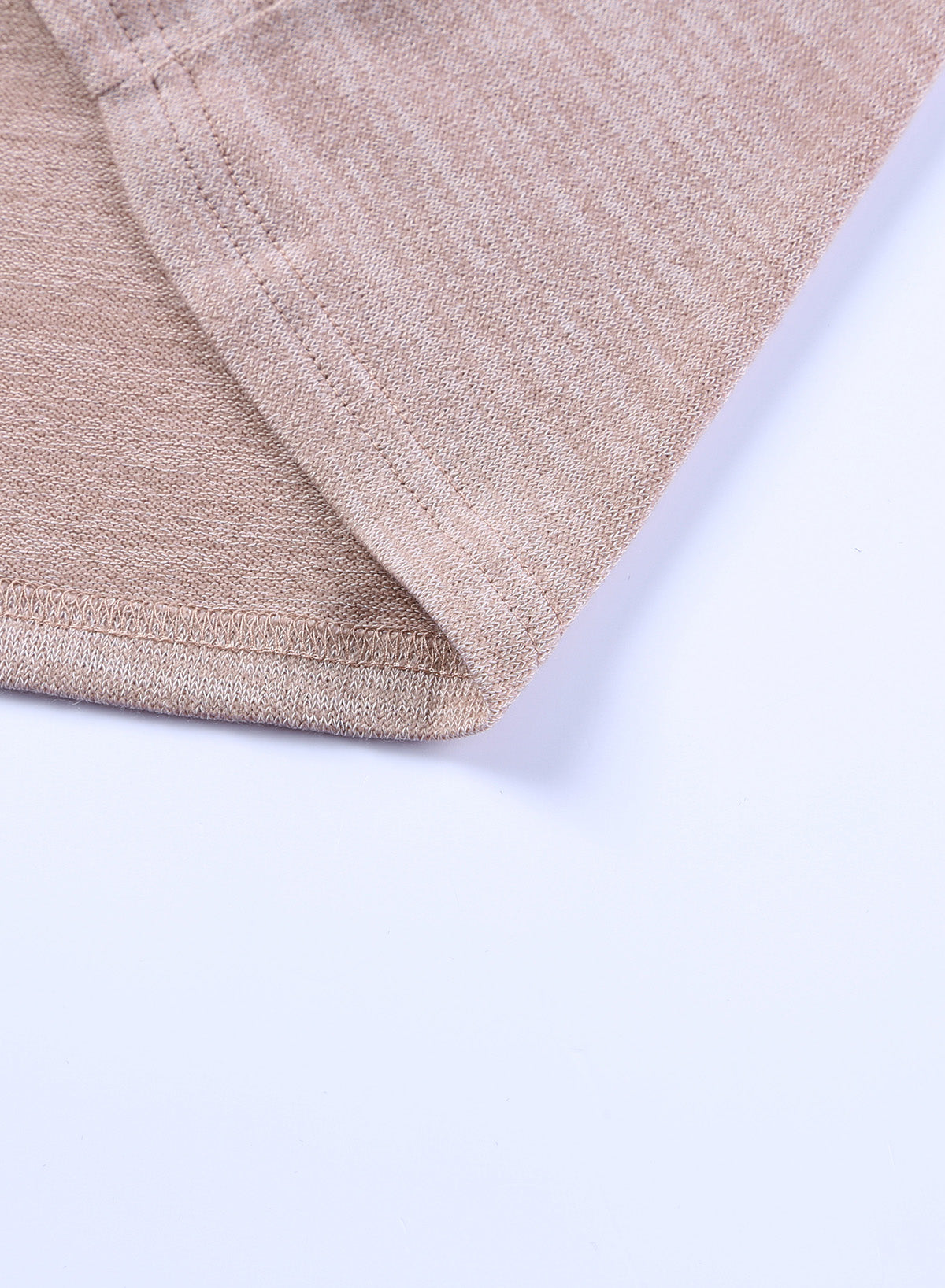 Tunique dos ouvert devant cardigan avec poches 