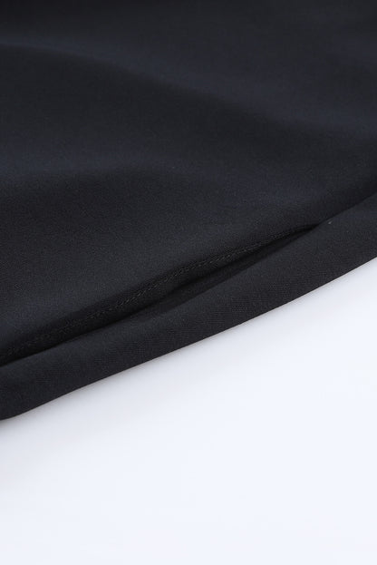 Blusa de manga farol con volantes y bordado floral 