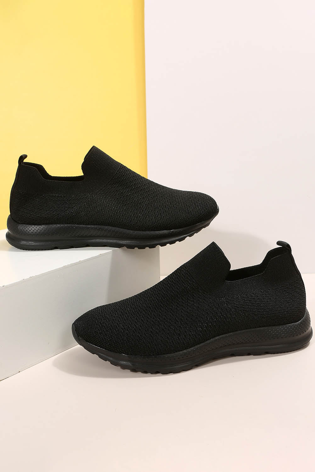 Breathable Knit Minimalist Slip-On Shoes