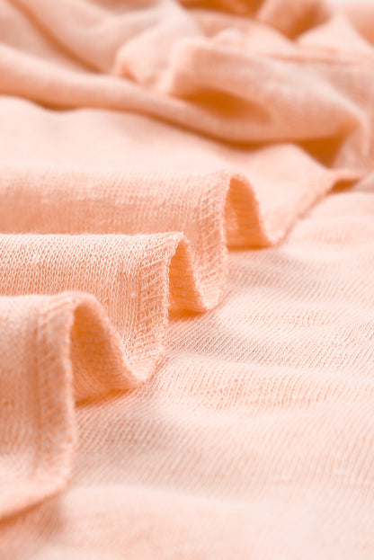 Robe de plage ample à manches courtes et poches 