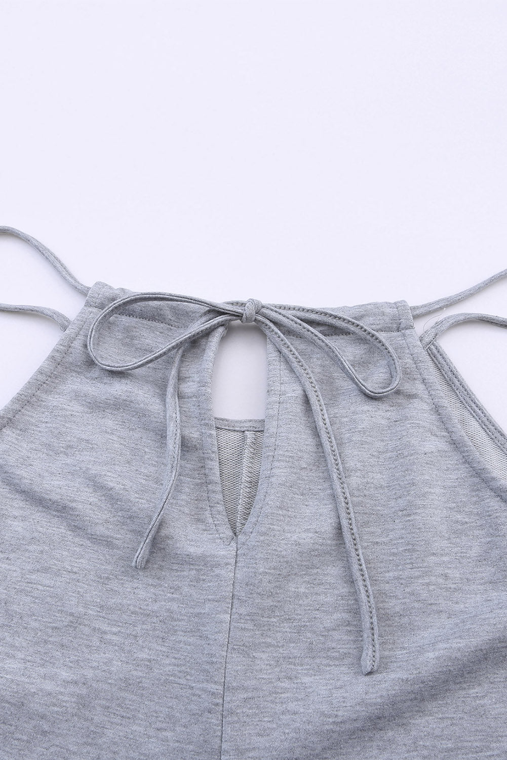 Loose Fit Side Pockets Spaghetti Strap Wide Leg Jumpsuit