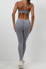 Medium Grey Cut Out Backless Skinny Fit Active Jumpsuit
