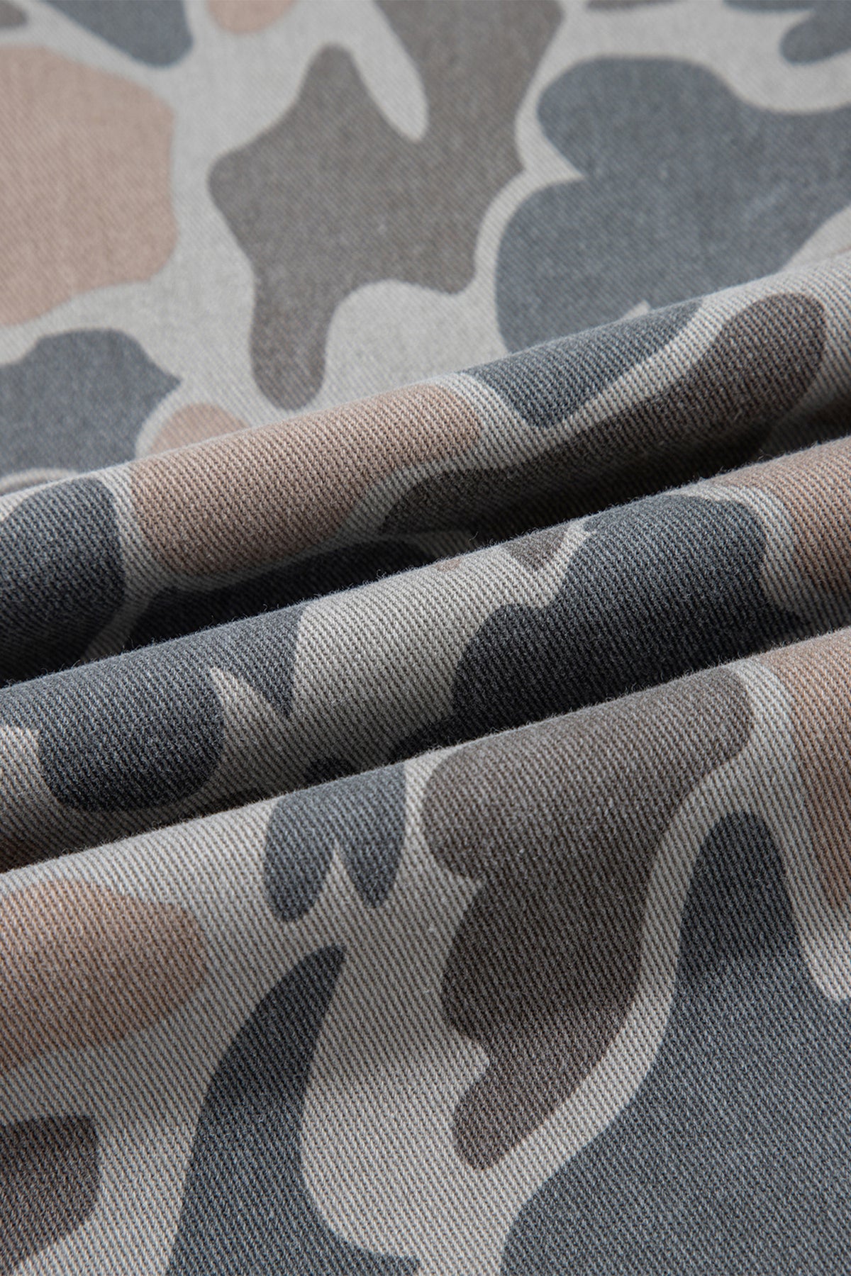 Multicolour Plus Size Camouflage Print High Rise Barrel Jeans