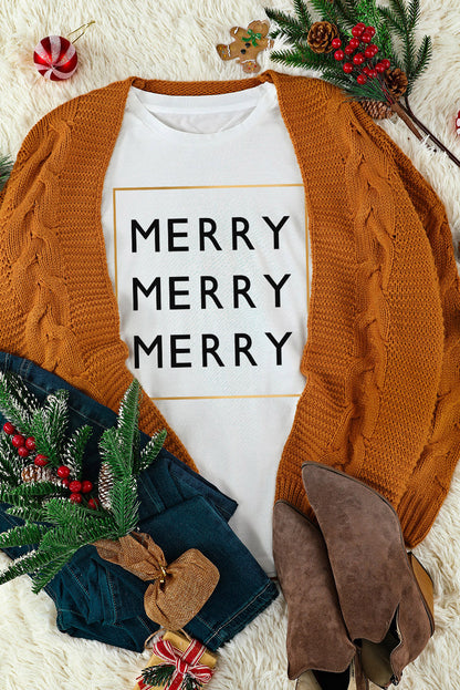 T-shirt à manches courtes avec imprimé graphique Santa Squad