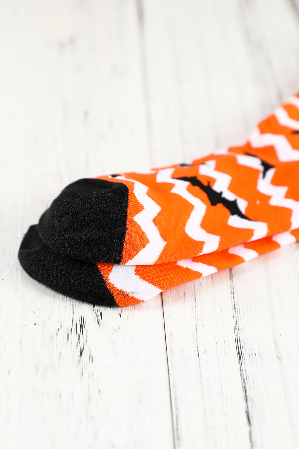 Calcetines con gráfico de moda de Halloween naranja Vitality 