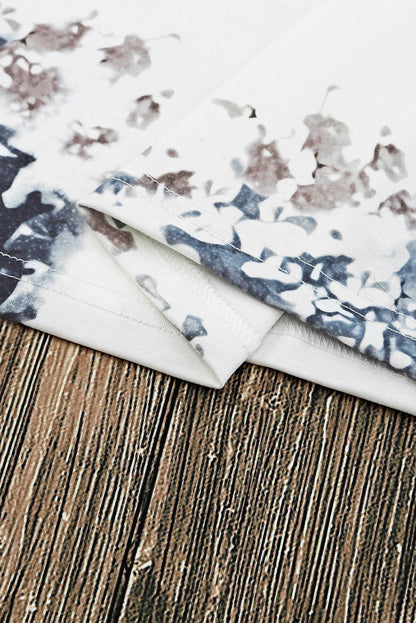 Blank Apparel - T-shirt gris teint et blanchi style western