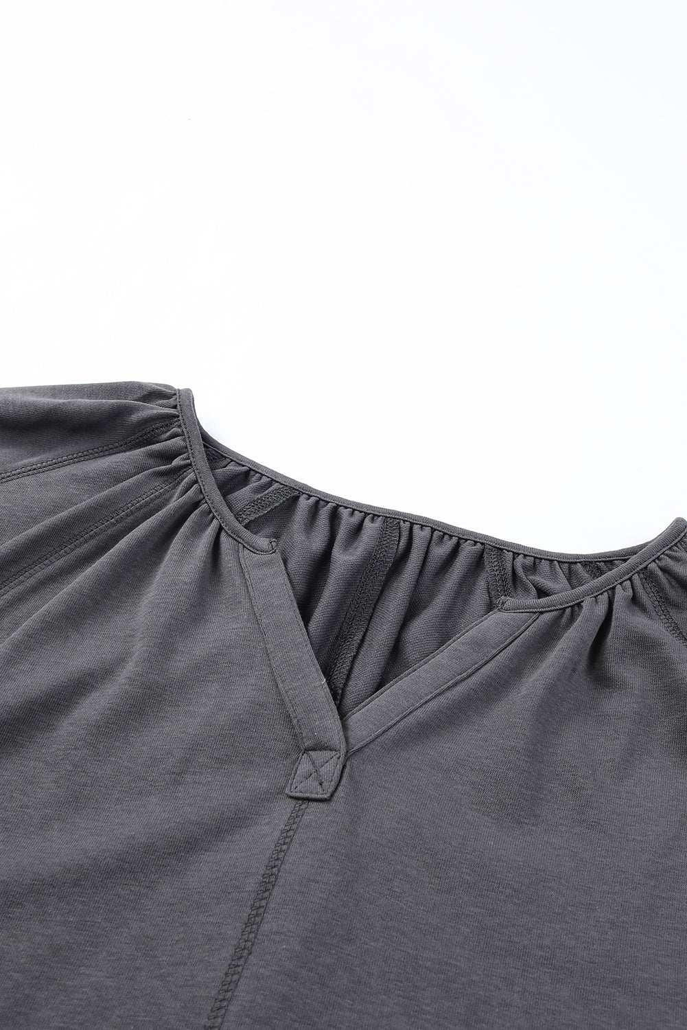 Haut dolman fendu à col en V