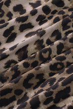 Leopard Print Patchwork Pocket Cardigan