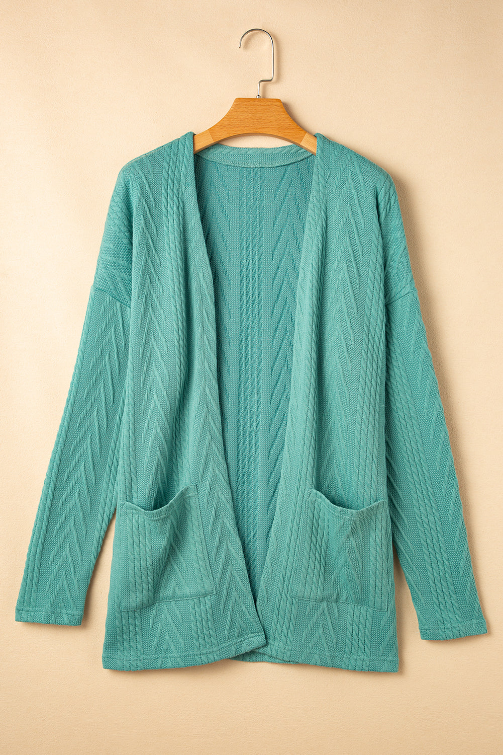 Cardigan ouvert à texture unie Canton avec poche