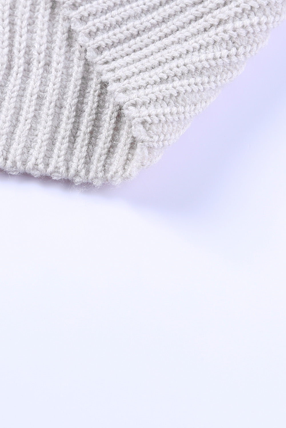 Cardigan surdimensionné kaki à manches repliables 