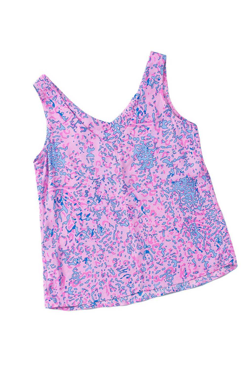 Haut à lacets et volants à imprimé léopard 