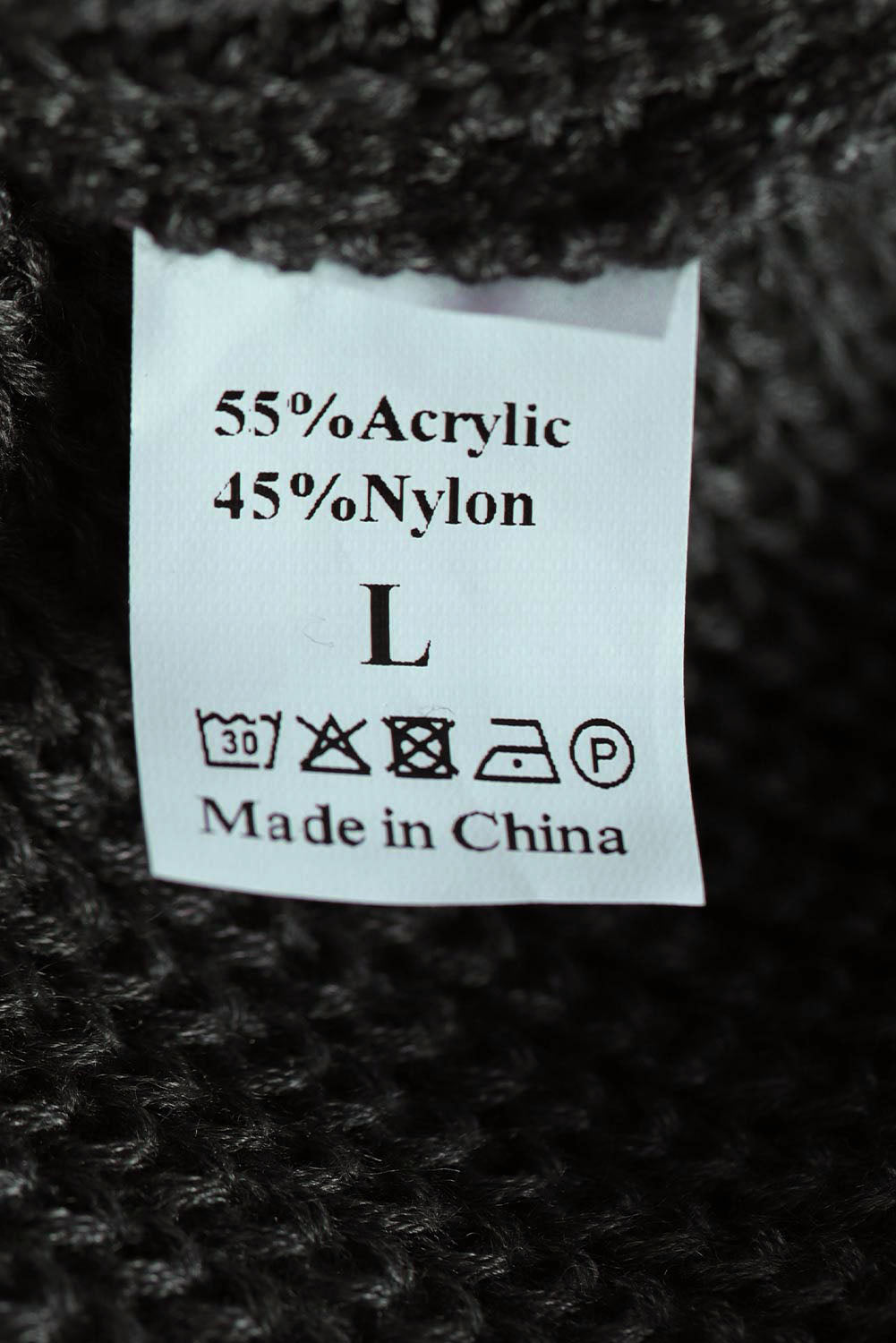 Suéter de punto acanalado con hombros descubiertos y cinturón cruzado sin espalda para mujer, informal, holgado, de manga larga, Color sólido, para invierno