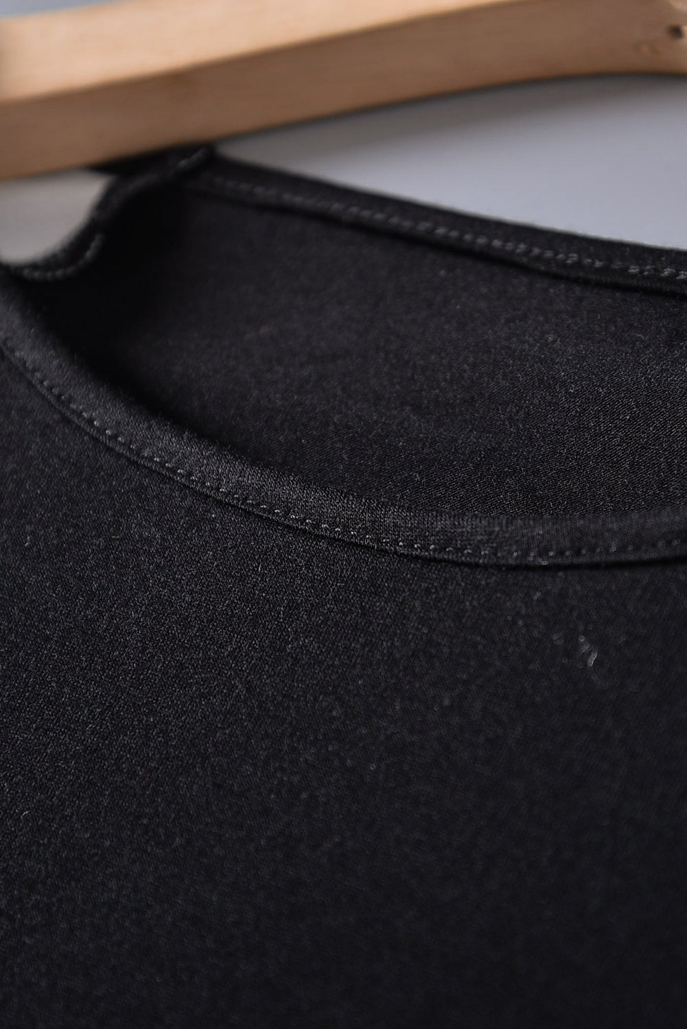 Black Striped Animal Print Colorblock Long Sleeve Top