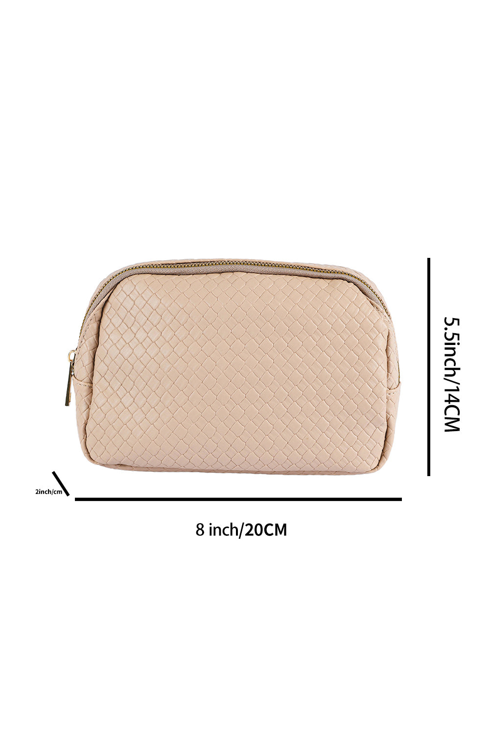 Sac bandoulière à boucle zippée à carreaux en parchemin