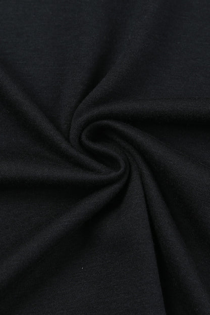 Sudadera con capucha de talla grande con bloques de color y estampado occidental