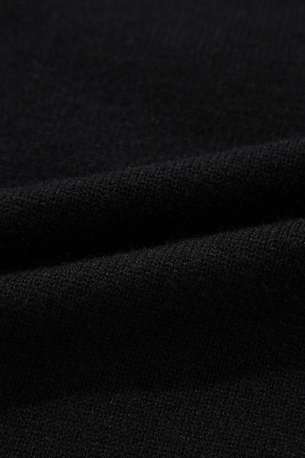 Black Colorful Merry & Bright Tinsel Graphic Sweater