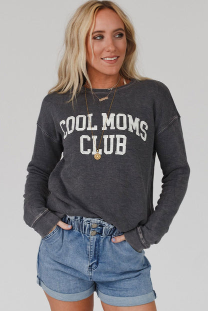 Sweat-shirt à épaules tombantes COOL MOMS CLUB