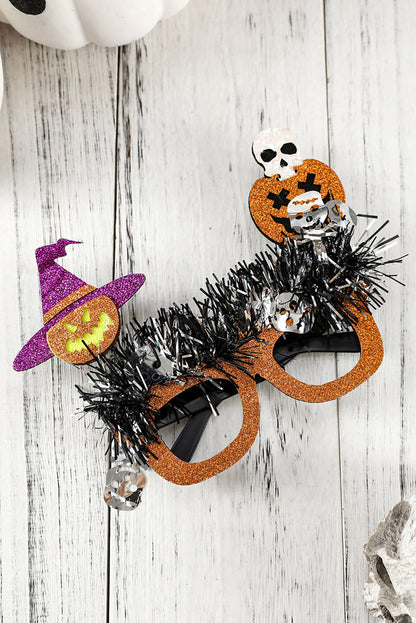 Pomelo Naranja Calabaza De Halloween Calavera Gafas Divertidas 