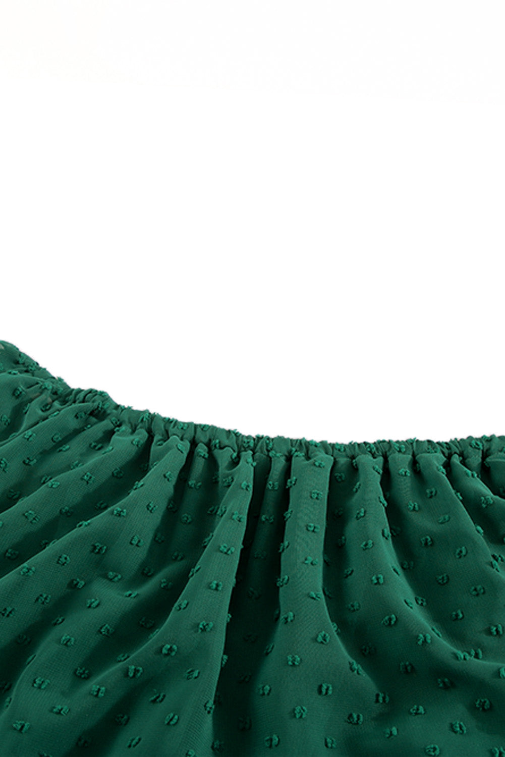 Yellow Yellow Off Shoulder Ruffle Swiss Dot Maxi Dress