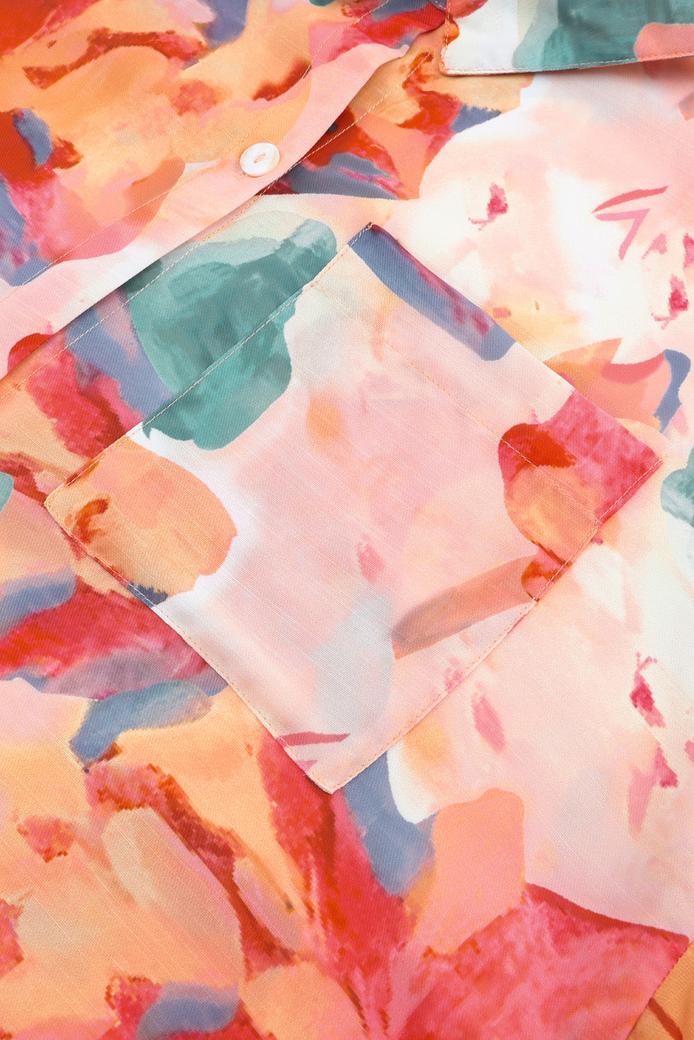 Camisa holgada con estampado floral