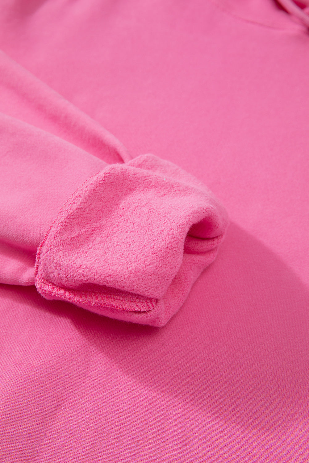 Sweat à capuche épais avec cordon de serrage et poche kangourou doublée en polaire Bonbon