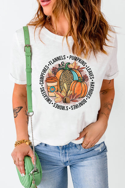 T-shirt décontracté à imprimé animal « Its Fall Yall »