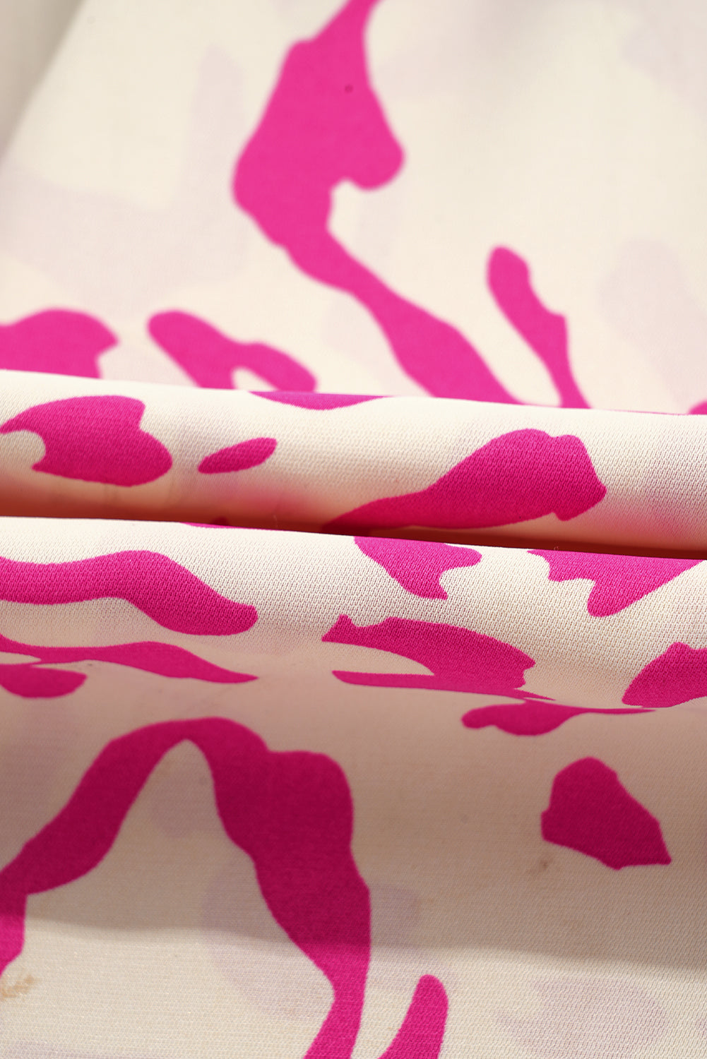 Mini-robe babydoll ample à imprimé léopard rose