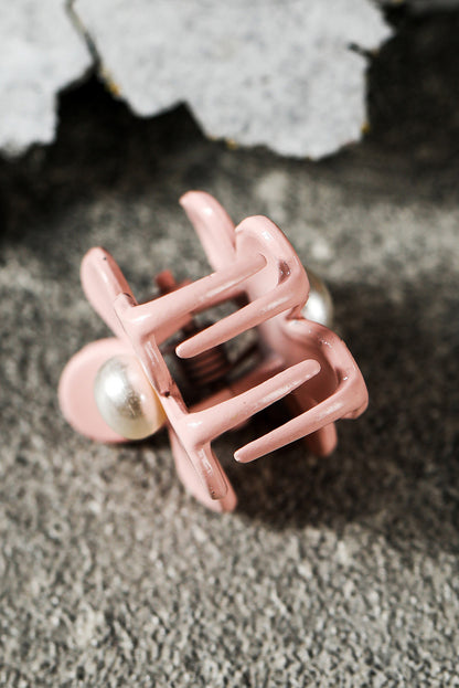 Pasador de pelo de flor de perla verde claro 