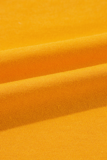 Rose Red Plus Size Colorblock Patchwork Exposed Seam Sweatshirt