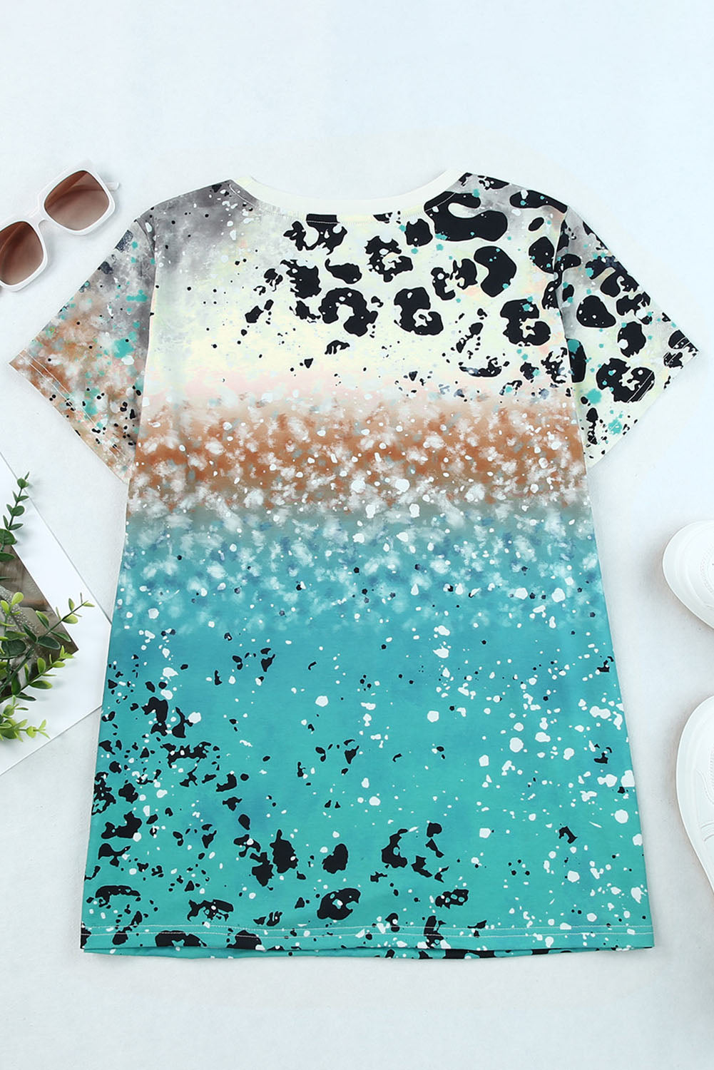 Just PRAY Camiseta con estampado de mezcla de moda occidental