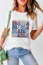 White american Star mama Graphic T Shirt