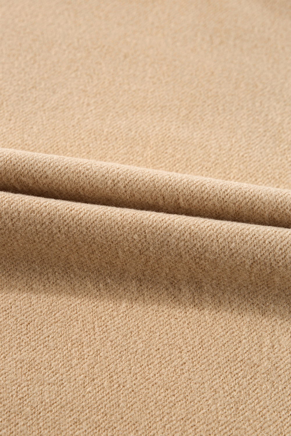 Sweat à capuche ample doublé en polaire parchemin avec poches kangourou à demi-fermeture éclair