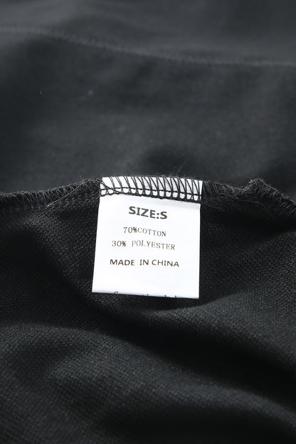 Haut dolman fendu à col en V