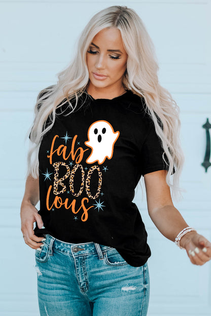 T-shirt à manches courtes avec imprimé graphique « It's Spooky Season »