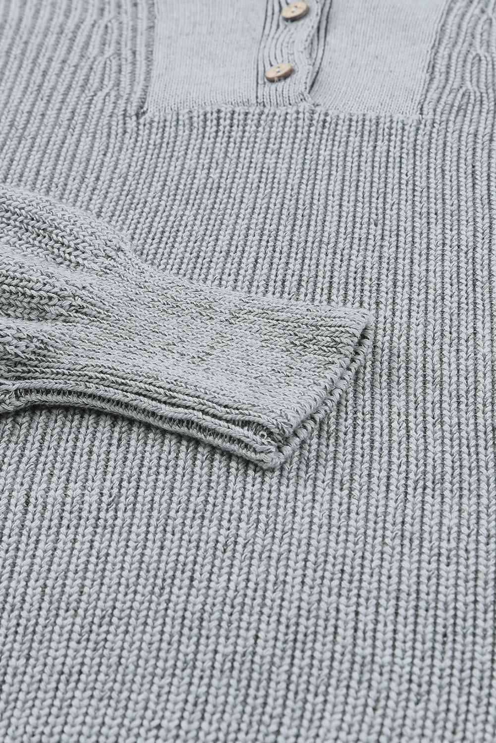 Pull à capuche col V Henley 
