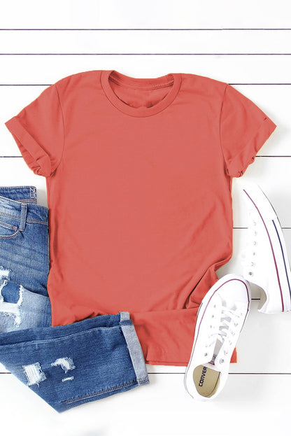 Blank Apparel - T-shirt ras du cou kaki uni personnalisé