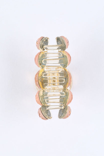 Garra de pelo de cristal elegante multicolor 