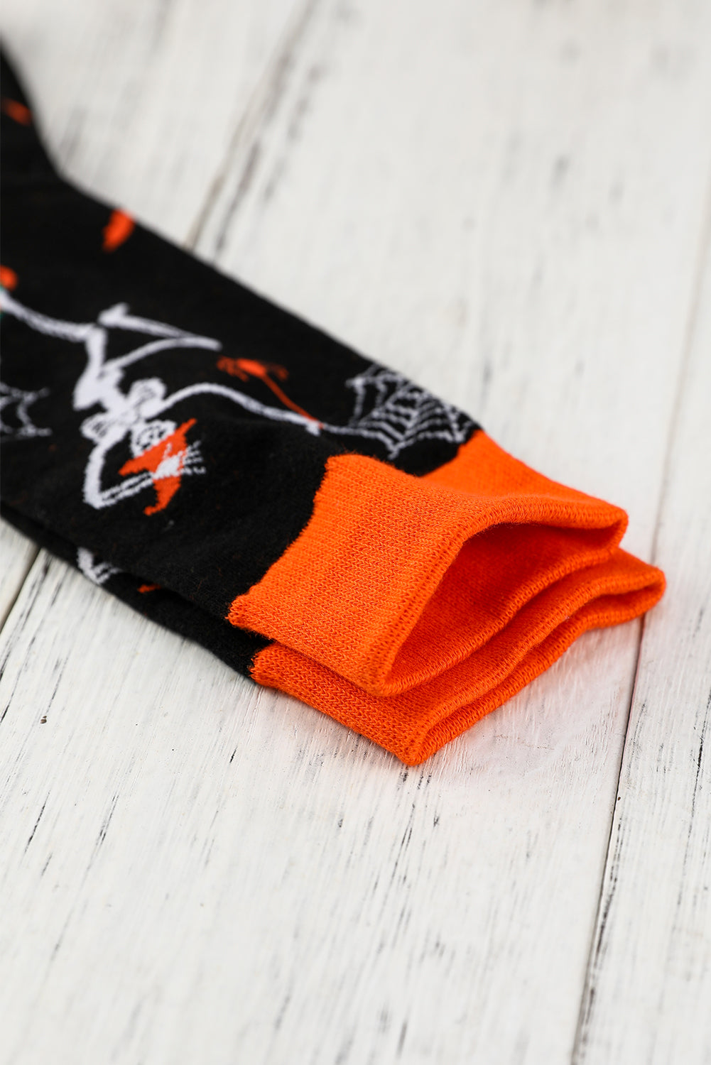 Calcetines con gráfico de moda de Halloween naranja Vitality 