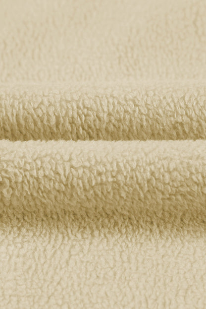 Green Flap Pocket Drawstring Hood Zip Up Jacket