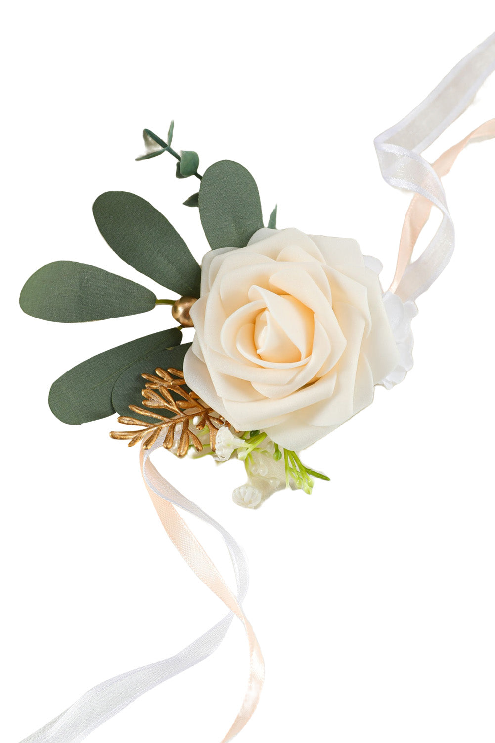 Alloy Flower Ribbon Tie Wedding Bracelet