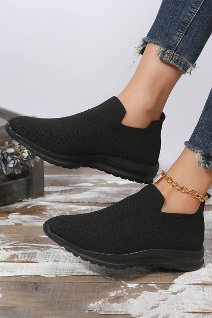 Breathable Knit Minimalist Slip-On Shoes