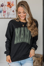 Black Mama Varsity Crew Neck Sweatshirt
