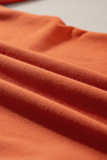 Pantalon large à cordon de serrage et patch floral au crochet Gold Flame grande taille